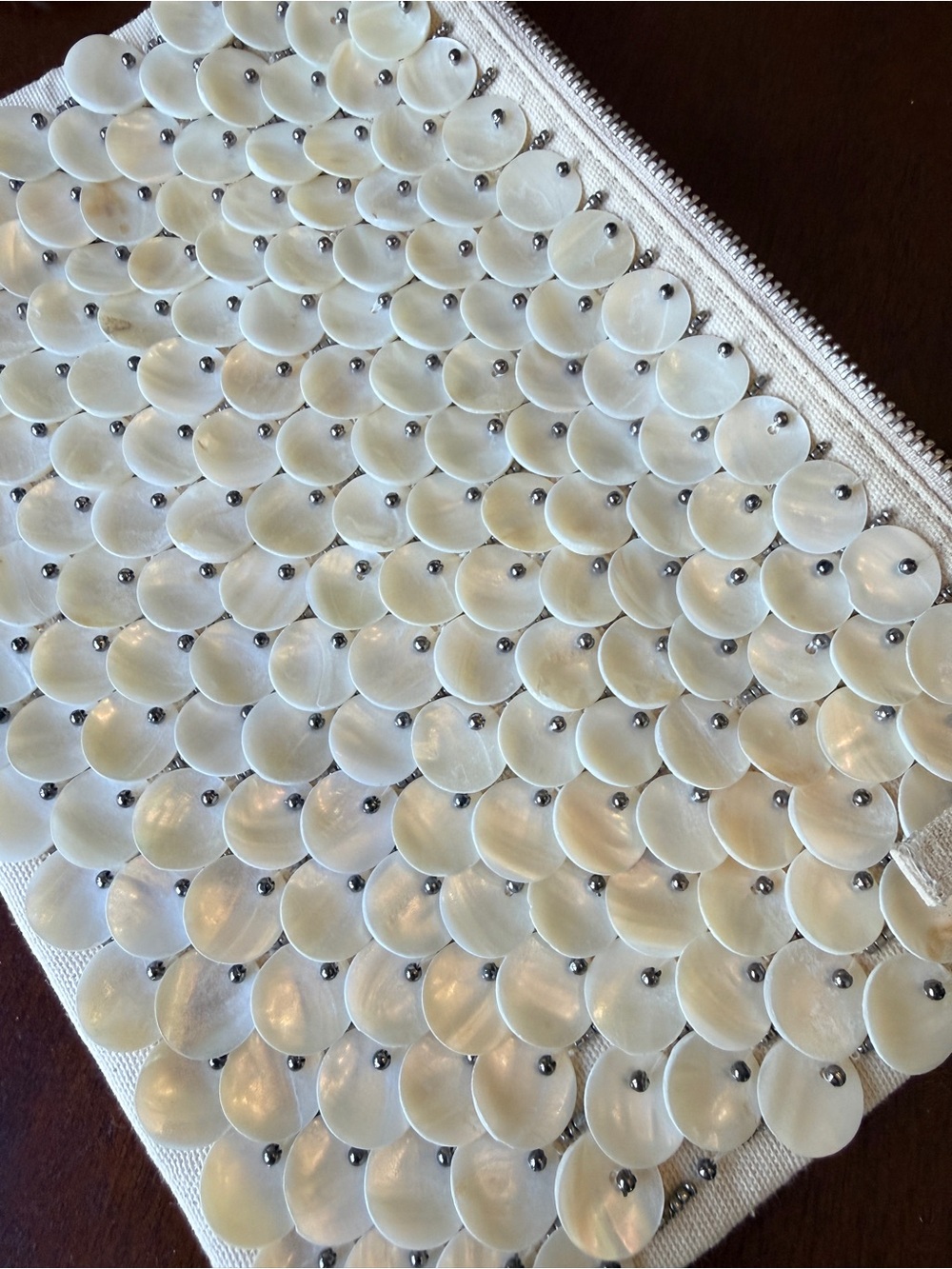Mother of Pearl Shell Clutch - Picture 3 of 7